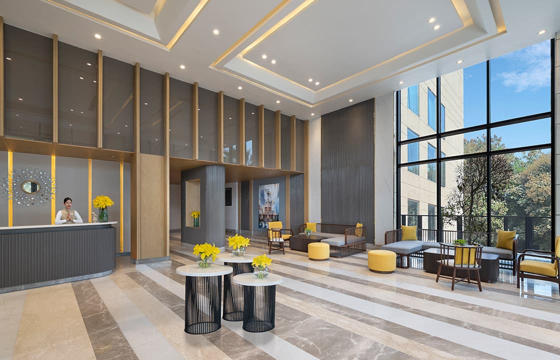 Hotel lobby